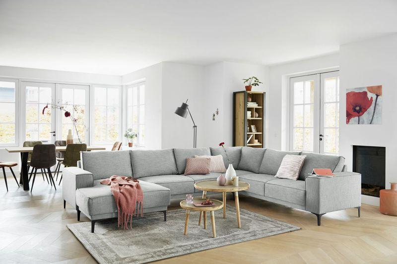 Hoekbank Calira Grey