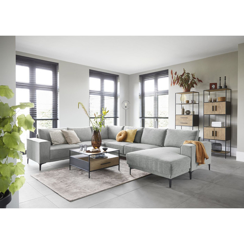 Hoekbank Calira Grey