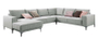 Hoekbank Calira Grey