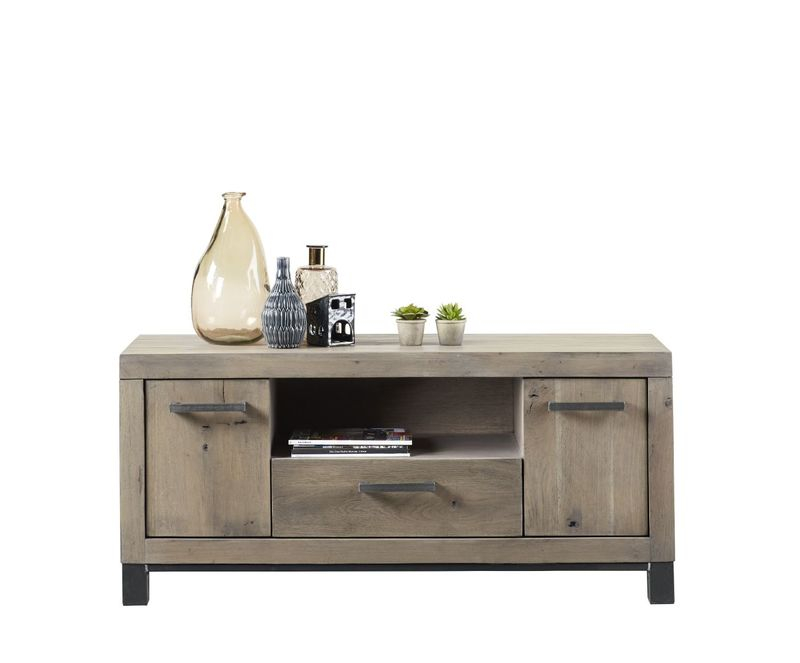 Tv-meubel Hevano 2-Deurs/1 Lade/1 Open Vak