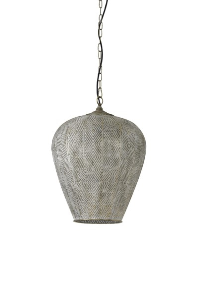 Hanglamp Olbia Goud/Wit Ø33,5