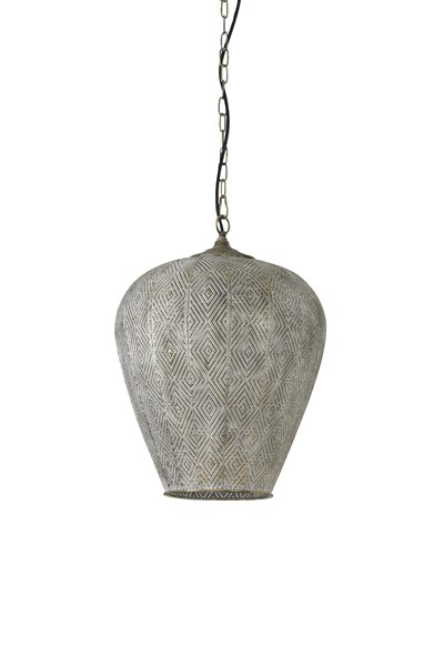 Hanglamp Olbia Goud/Wit Ø33,5