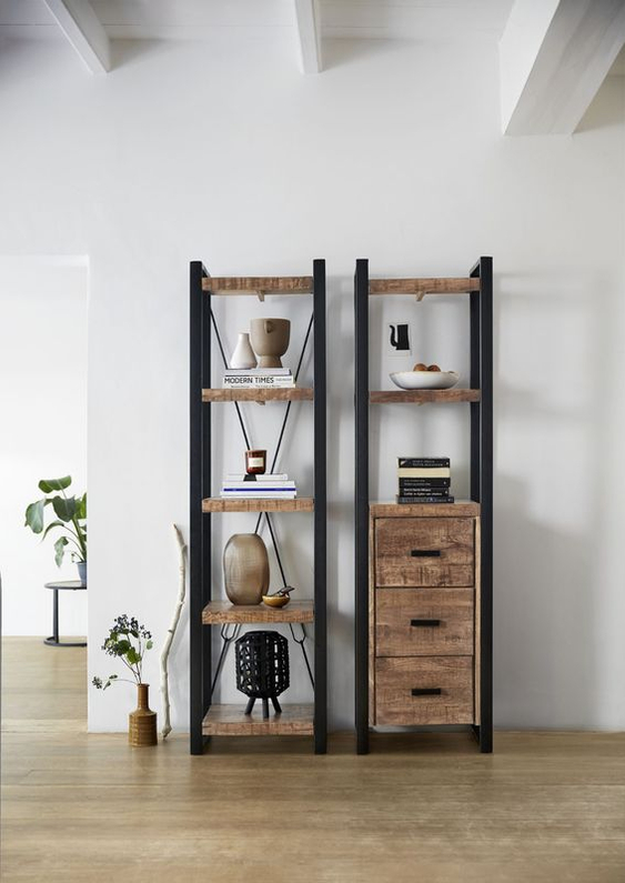 Boekenkast Newhaven Naturel