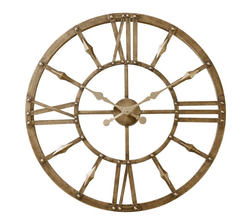 Klok Nimar Brass Ø80