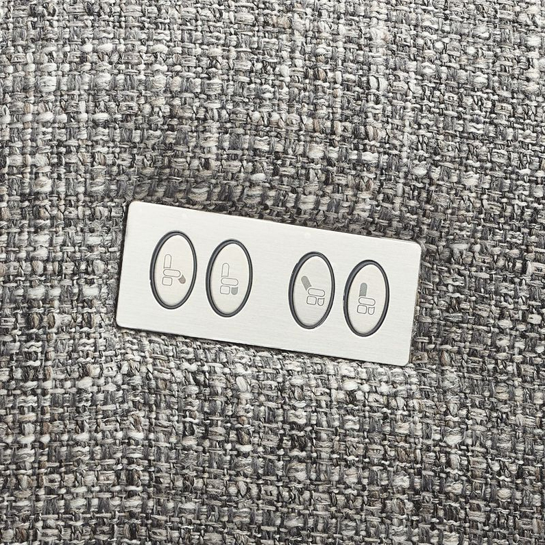 INHOUSE Relaxfauteuil Pomonti Zinc