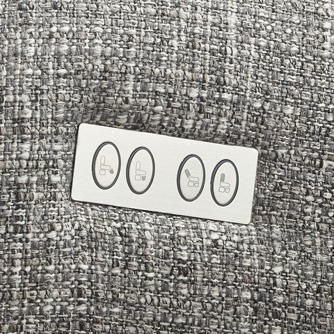 INHOUSE Relaxfauteuil Pomonti Zinc