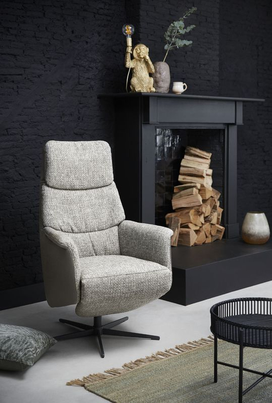INHOUSE Relaxfauteuil Pomonti Zinc