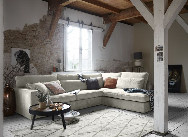 INHOUSE Hoekbank Famanti L.Grey