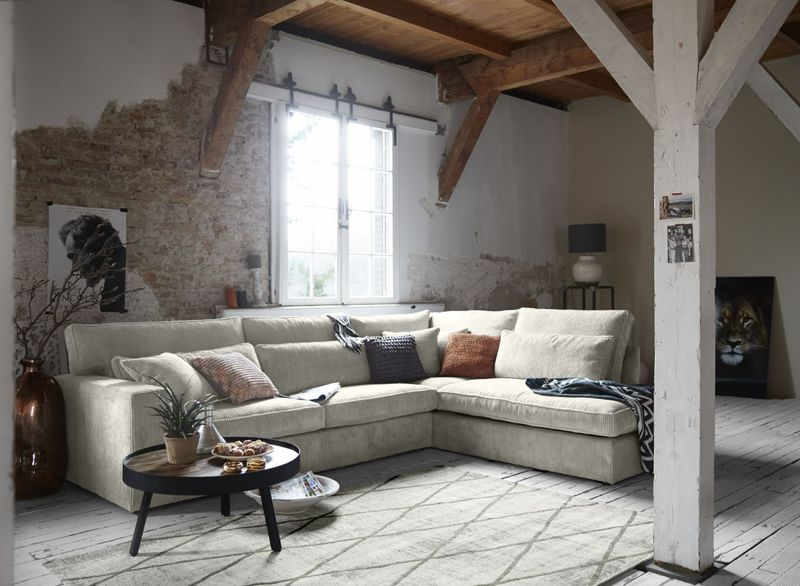 INHOUSE Hoekbank Famanti L.Grey