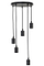 Hanglamp Elong 5-Lichts Zwart