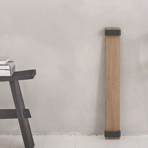 Wandplank Rimello Zwart/Eiken H6