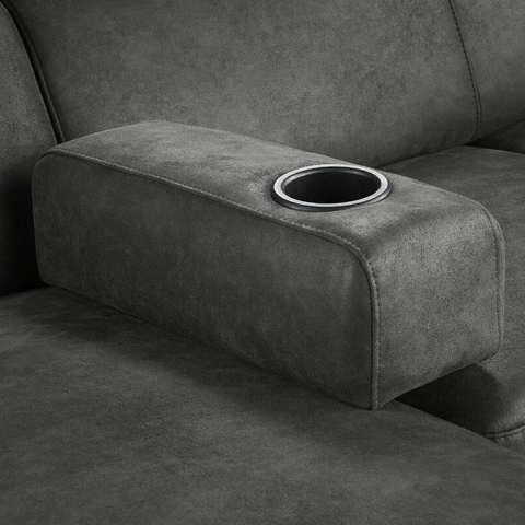 Hoekbank Tusari Antraciet