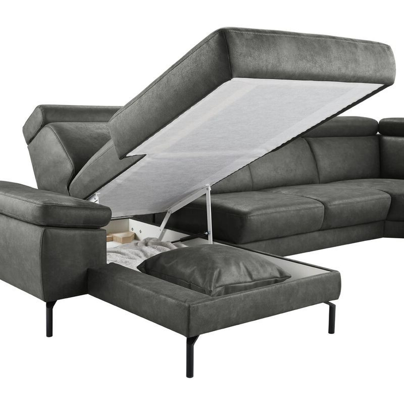 Hoekbank Tusari Antraciet