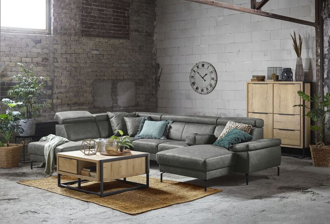 Hoekbank Tusari Antraciet