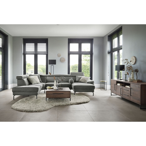 Hoekbank Tusari Antraciet