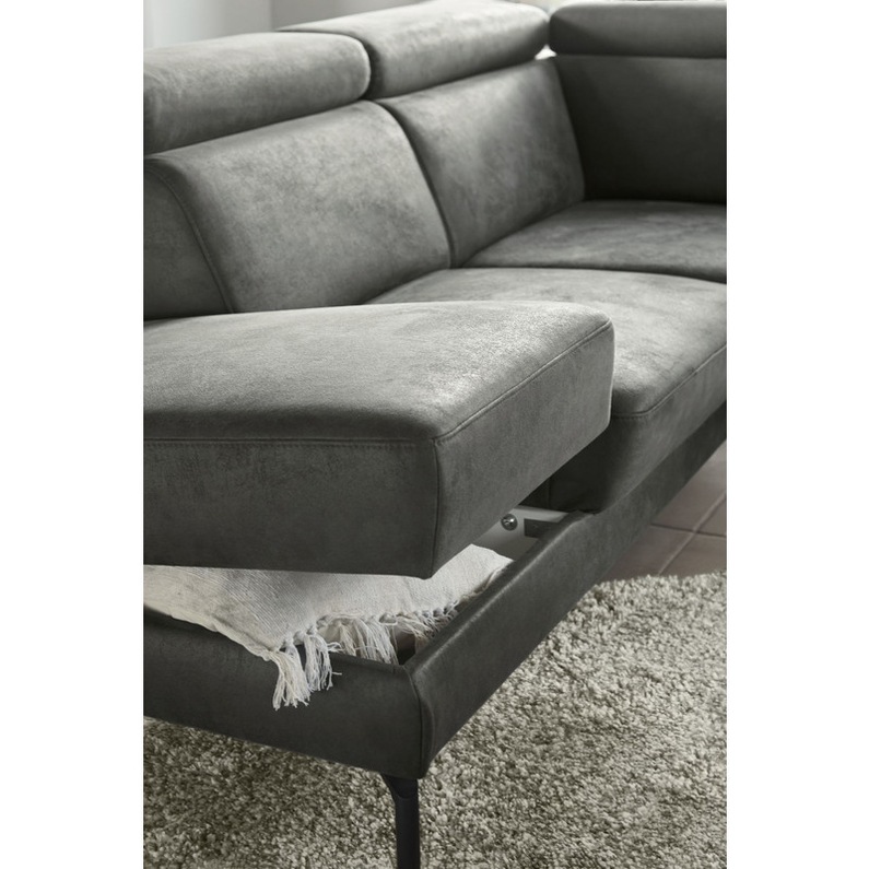 Hoekbank Tusari Antraciet