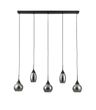 Hanglamp Lungo 5-Lichts Smoke