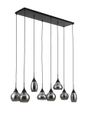 Hanglamp Lungo 8-Lichts Smoke