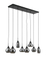 Hanglamp Lungo 8-Lichts Smoke