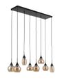 Hanglamp Lungo 8-Lichts Amber