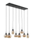 Hanglamp Lungo 8-Lichts Amber