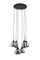 Hanglamp Lungo 6-Lichts Smoke