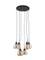 Hanglamp Lungo 6-Lichts Amber