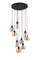 Hanglamp Lungo 9-Lichts Amber