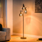 Vloerlamp Lungo 3-Lichts Smoke