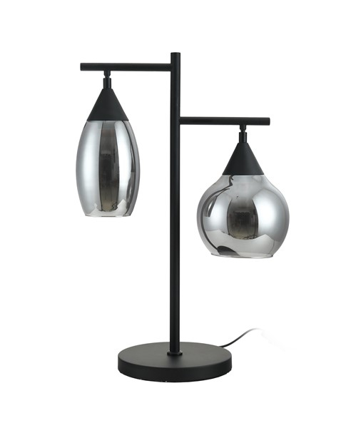 Tafellamp Lungo 2-Lichts Smoke