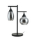Tafellamp Lungo 2-Lichts Smoke