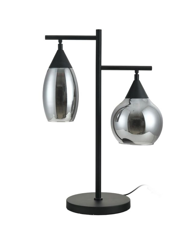 Tafellamp Lungo 2-Lichts Smoke