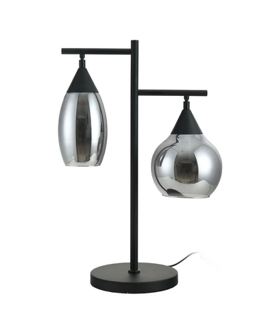 Tafellamp Lungo 2-Lichts Smoke