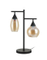 Tafellamp Lungo 2-Lichts Amber