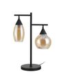 Tafellamp Lungo 2-Lichts Amber