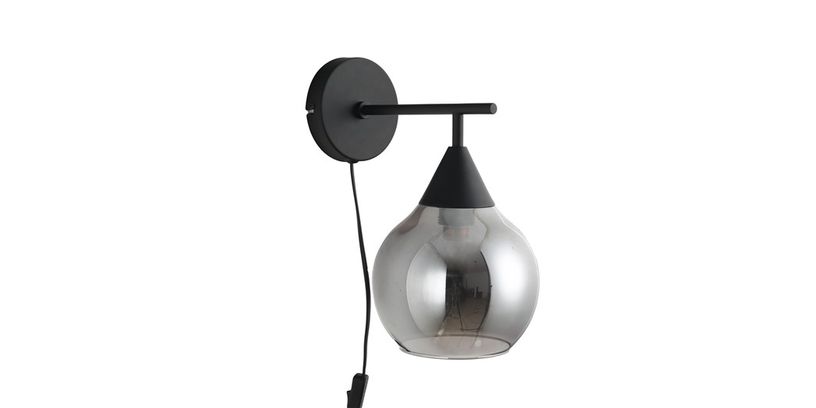 Wandlamp Lungo Smoke