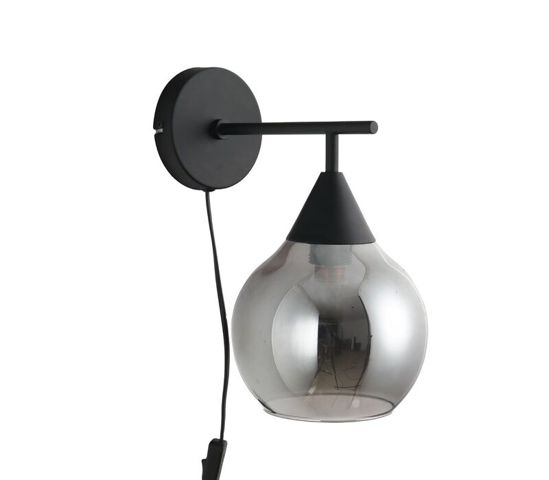 Wandlamp Lungo Smoke