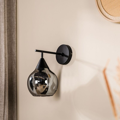 Wandlamp Lungo Smoke