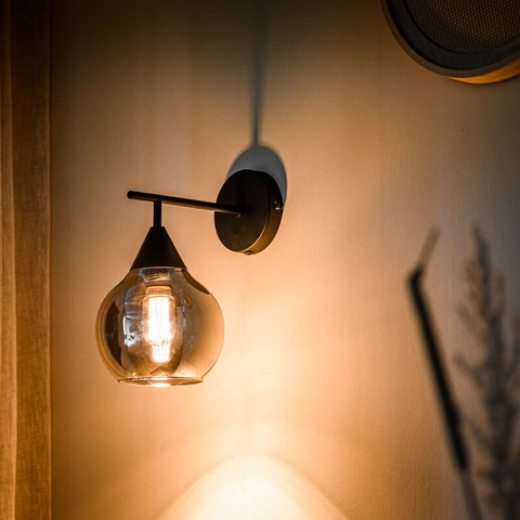 Wandlamp Lungo Smoke