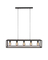Hanglamp Tiamo 5-Lichts Zwart