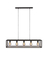Hanglamp Tiamo 5-Lichts Zwart
