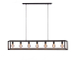 Hanglamp Tiamo 7-Lichts Zwart
