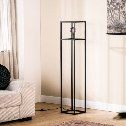 Vloerlamp Tiamo Zwart