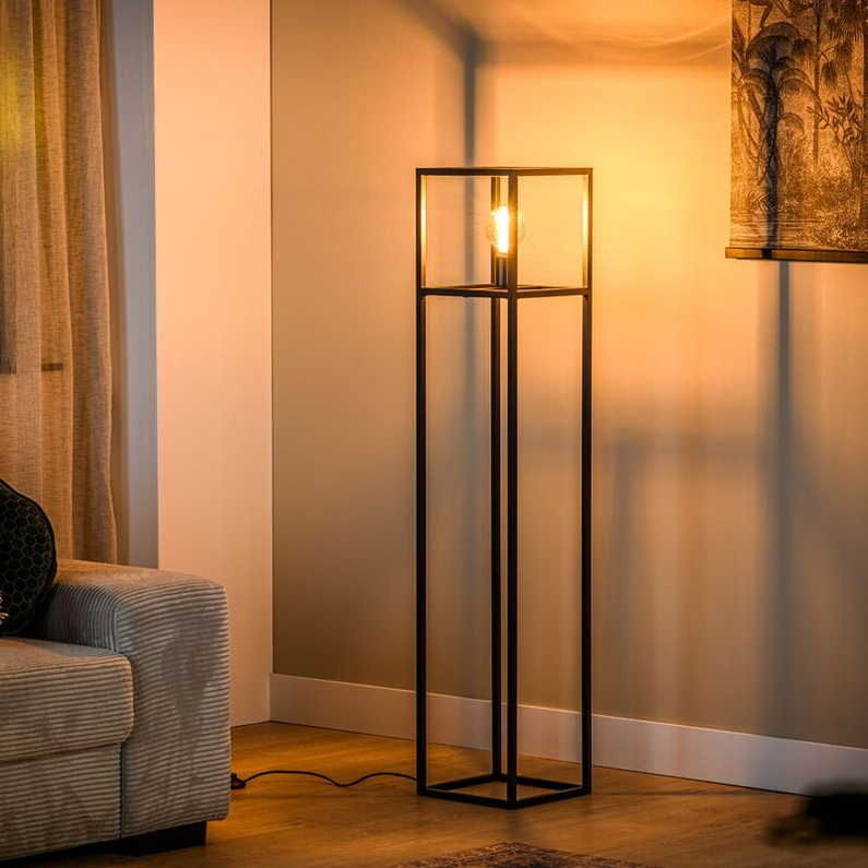 Vloerlamp Tiamo Zwart