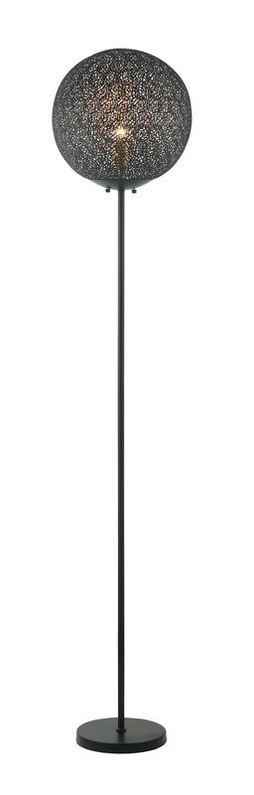 Vloerlamp Tossica Zwart Ø40