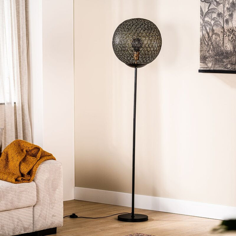 Vloerlamp Tossica Zwart Ø40