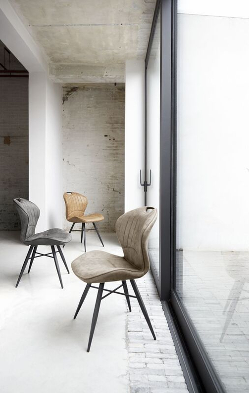 Stoel Castione Taupe