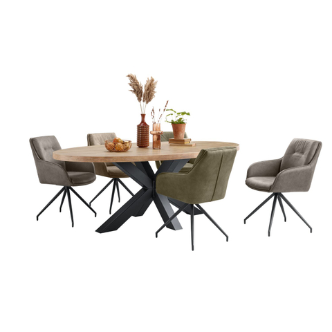 Eettafel Silvares Ovaal