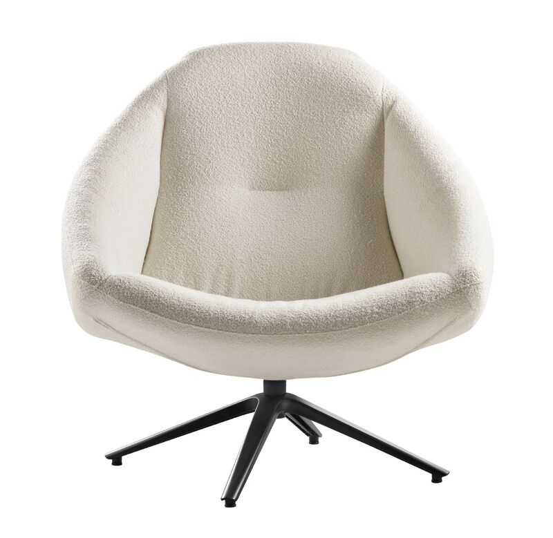 INHOUSE Draaifauteuil Rondo Ivory