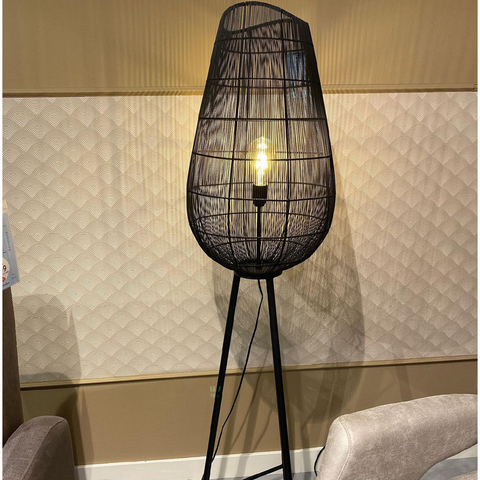 Vloerlamp Grove Zwart